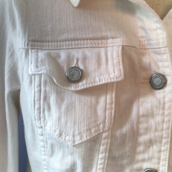 The Limited White Denim Jean Jacket - Picture 4 of 6